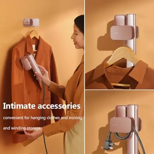 Nesugar Steamer for Clothes Steamer, Fashion Portable Handheld Garment Steamer, 0.8lbs Lightly, 15s Fast Heat-up, 10 Minutes of Continuous Steam, Light Mini Steam Iron for travel and home(100-120V) - 5