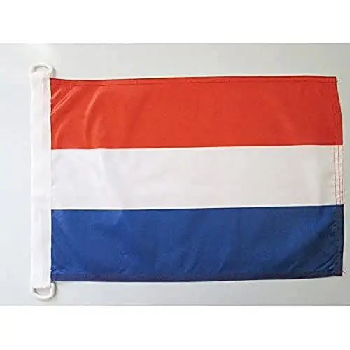 Netherlands NAUTICAL Flag 18'' x 12'' - Dutch flags 30 x 45 cm. - Banner 12x18 in for boat - AZ FLAG - 1