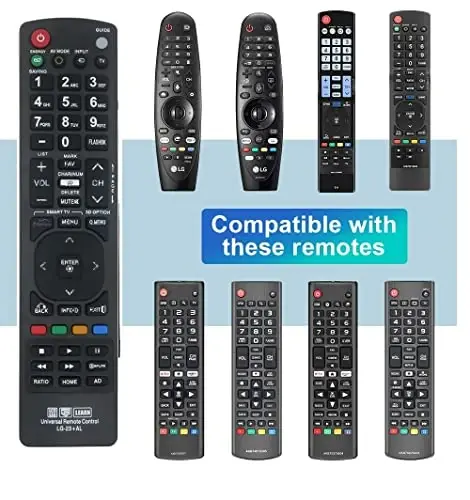 Nettech New LG AKB72915239 Universal Remote Control for All LG Brand TV, Smart TV - 1 Year Warranty(LG-23+AL) - 2