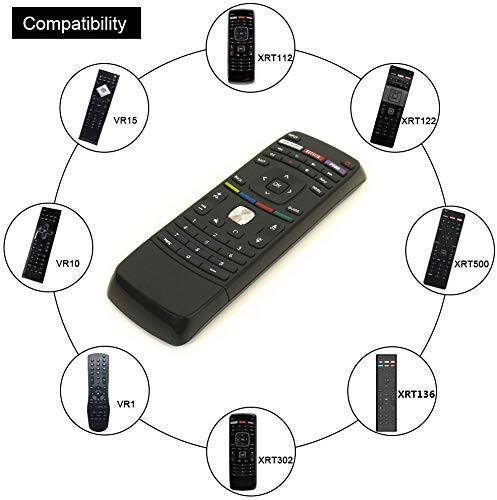 Nettech Vizio Universal masofaviy boshqaruv pulti barcha VIZIO brendli televizorlari, Smart TV uchun - 1 yil kafolat - 4