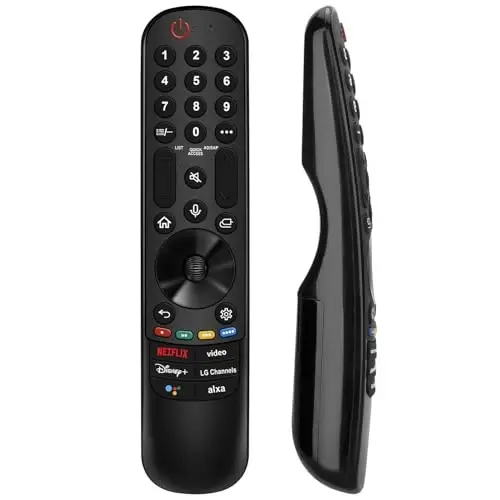Replacement for LG TV Remote, for All 2019-2024 LG Remote Control for Smart TVs, for Magic MR20/21/22/23/24GA with Voice and Pointer Function. 1-Year Warranty. - 1