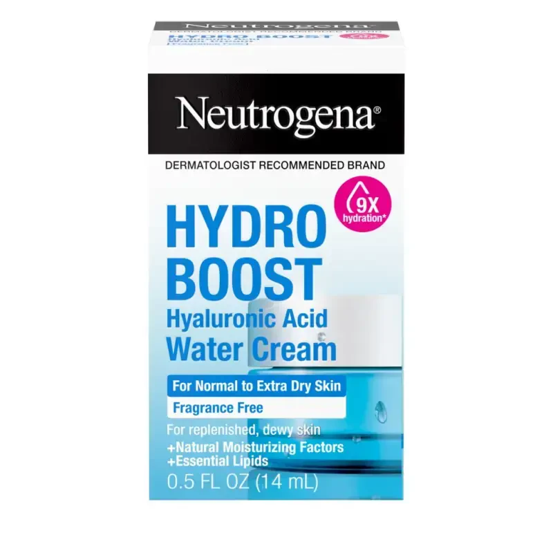 Neutrogena Hydro Boost Hyaluron kislota suv kremi, 0,5 fl. oz - 1