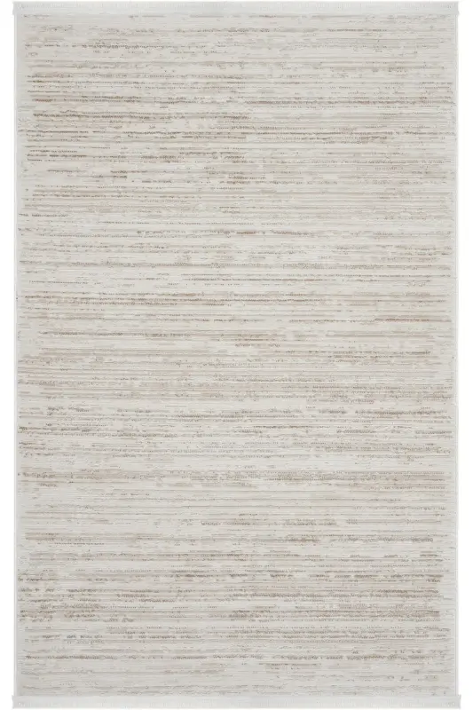 Nevada 2501 Cream Mink Carpet Modern Striped Soft Machine Carpet Easy to Clean Bedroom Carpet-Mink 8 - 4