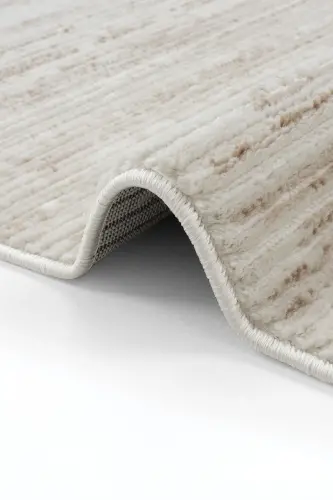 Nevada 2501 Cream Mink Carpet Modern Striped Soft Machine Carpet Easy to Clean Bedroom Carpet-Mink 8 - 6
