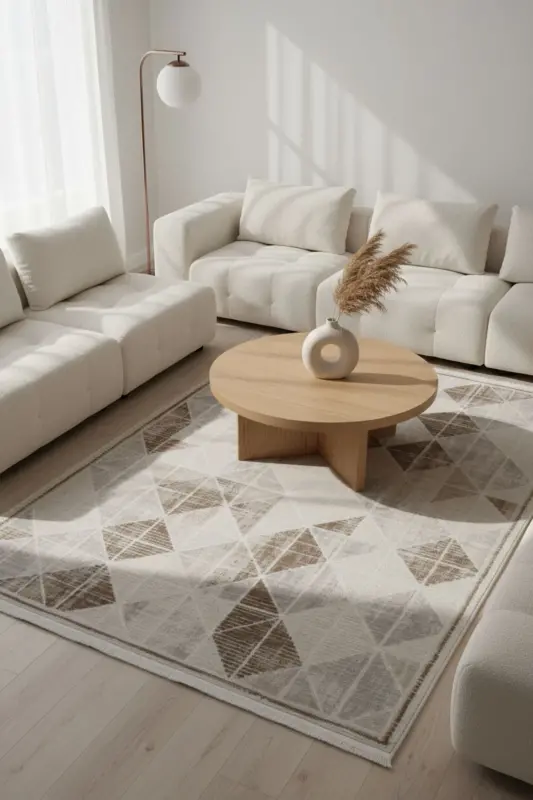 Nevada 2503 Cream Beige Carpet Modern Striped Machine Carpet Glossy Texture Home Room Living Room Hall Carpet-Beige Mink - COOL HALI