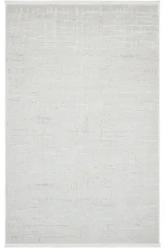 Nevada 2508 Beige White Striped Soft Machine Carpet Embossed Bedroom Living Room Rug-Cream 1 - COOL HALI (1)
