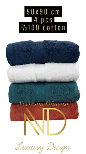Nevresim Dünyası 50x100 4'lü Havlu Prime 1 - 1