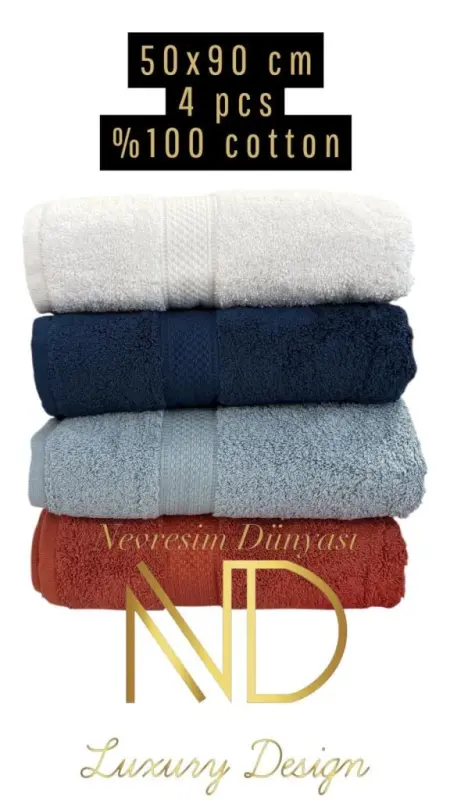 Nevresim Dünyası 50x100 4'lü Havlu Prime 2 - 1