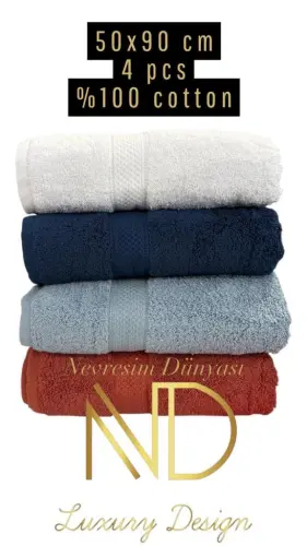 Nevresim Dünyası 50x100 4'lü Havlu Prime 2 - 1