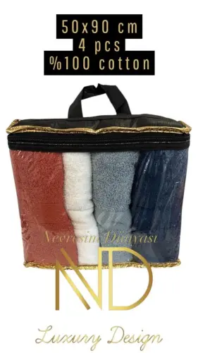 Nevresim Dünyası 50x100 4'lü Havlu Prime 3 - NEVRESIMDUNYASI (1)