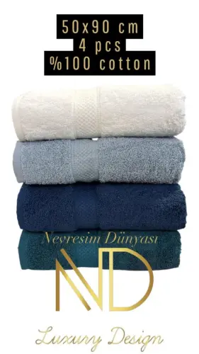 Nevresim Dünyası 50x100 4'lü Havlu Prime 4 - 1