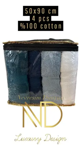Nevresim Dünyası 50x100 4'lü Havlu Prime 4 - NEVRESIMDUNYASI (1)