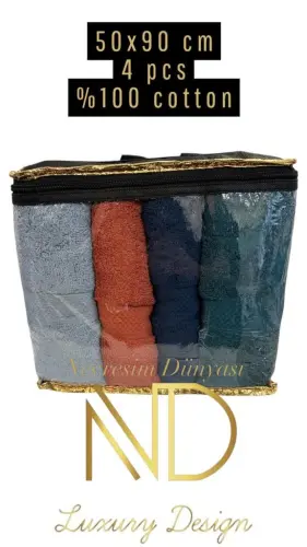 Nevresim Dünyası 50x100 4'lü Havlu Prime 5 - NEVRESIMDUNYASI (1)
