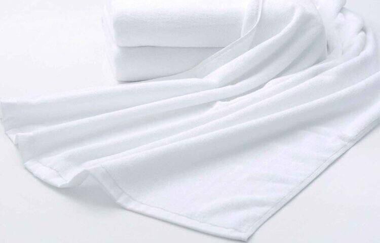 Nevresim Dunyasi 6-Piece Hotel-Style 90x150 White Bath Towel - 3