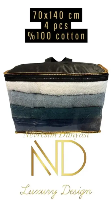 Nevresim Dünyası 70x140 4'lü Havlu Prime 4 - NEVRESIMDUNYASI