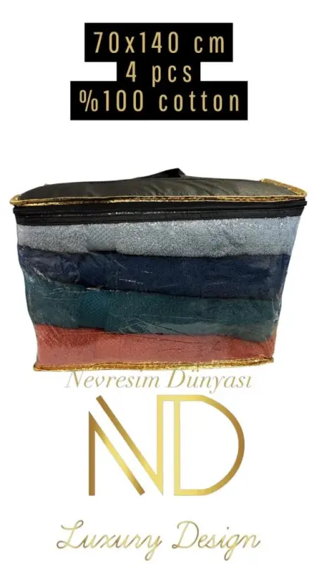 Nevresim Dünyası 70x140 4'lü Havlu Prime 5 - 1