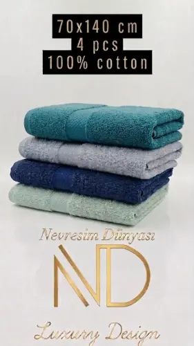 Nevresim Dünyası 70x140 4'lü Havlu Prime 7 - NEVRESIMDUNYASI (1)