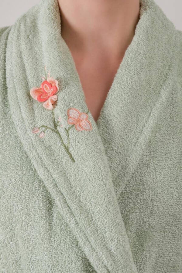 Nevresim Dunyasi Bamboo Single Robe Green - 2