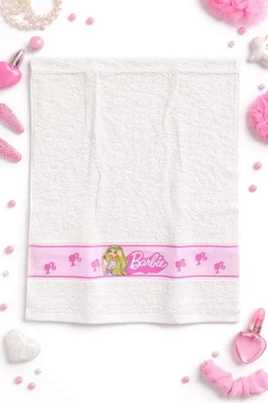 Nevresim Dünyası Barbie Towel 50x70 - NEVRESIMDUNYASI