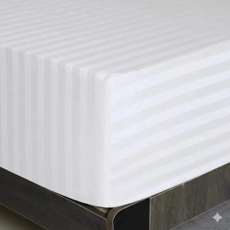 Nevresim Dünyası Çift Kişilik Çarşaf Seti Beyaz - 2