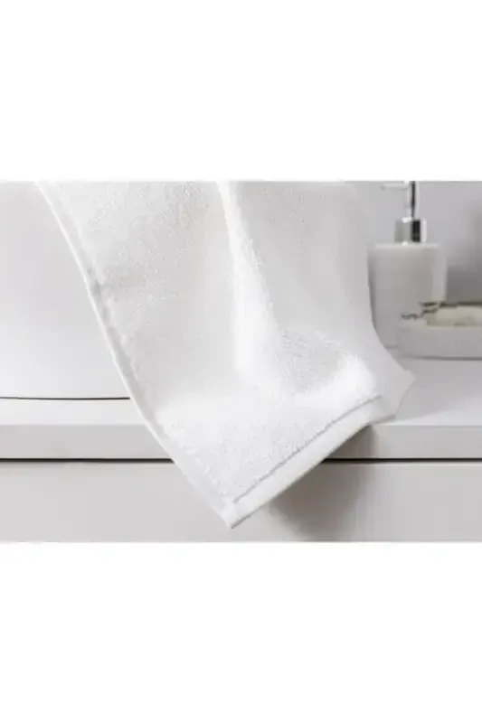 Nevresim Dünyası Otel Tipi 6'lı 50x90 Yüz Havlusu Beyaz - 3