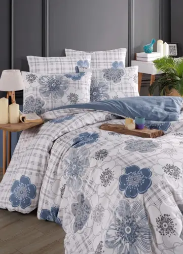Nevresim Dünyası Ranforce Double Bed Linen Set Özde - MODAZONE (1)