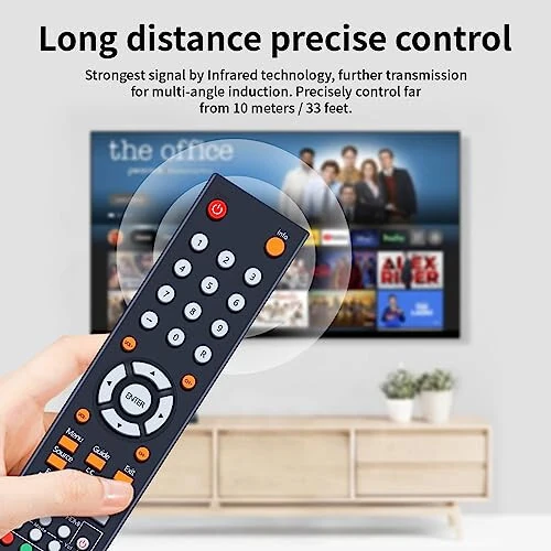 New 8142026670003C Universal Remote Control Replacement for All Sceptre TV LED LCD HDTV - No Programing or Setup Required - 5