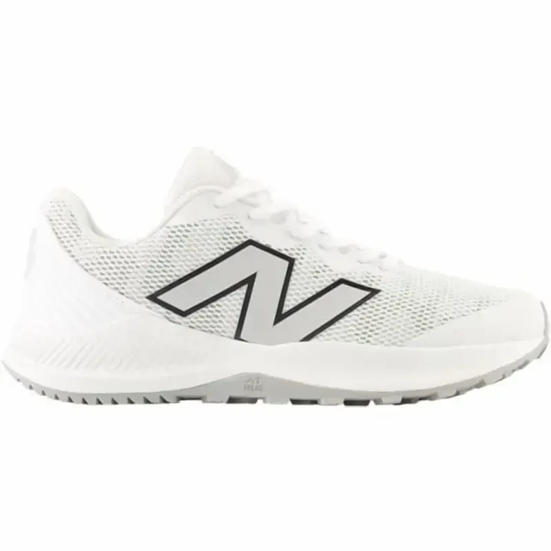 New Balance Youth 4040V7 Turf Trainer Baseball Shoe White/Grey Medium 10.5K - 2