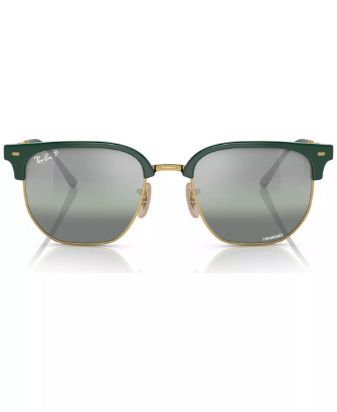 New Clubmaster Polarized Sunglasses, RB4416 Green on Arista - 9