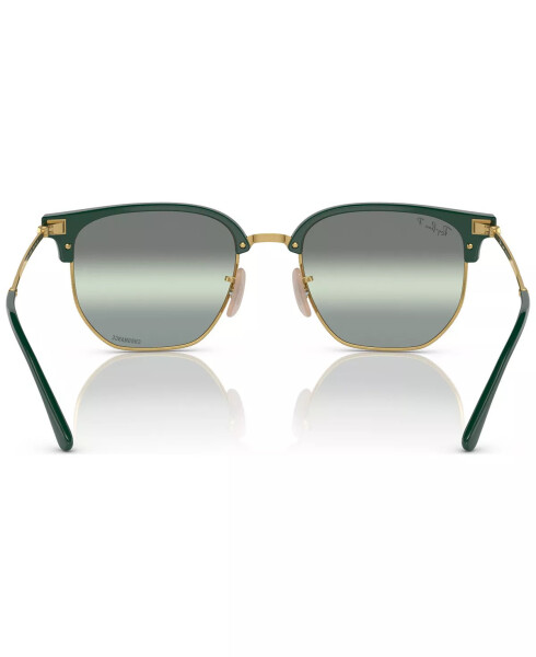 New Clubmaster Polarized Sunglasses, RB4416 Green on Arista - 11