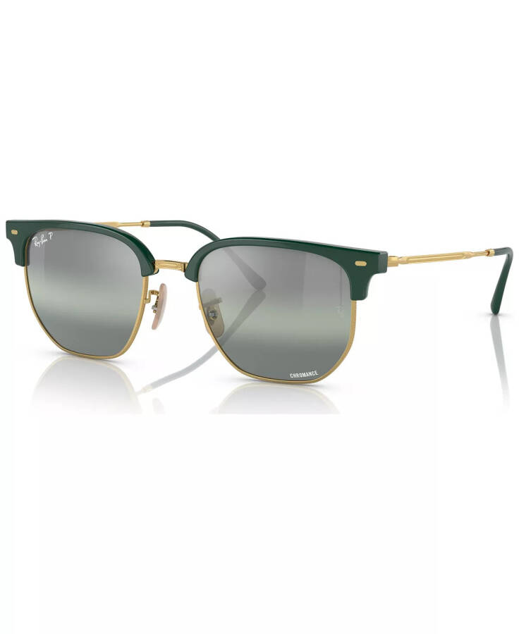 New Clubmaster Polarized Sunglasses, RB4416 Green on Arista - 1