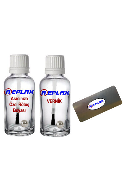New Ford Focus Fiesta Kuga Puma Connect Courier Agate Black KBXEWHA Touch-Up Paint + Varnish + Touch-Up Steel - REPLAX