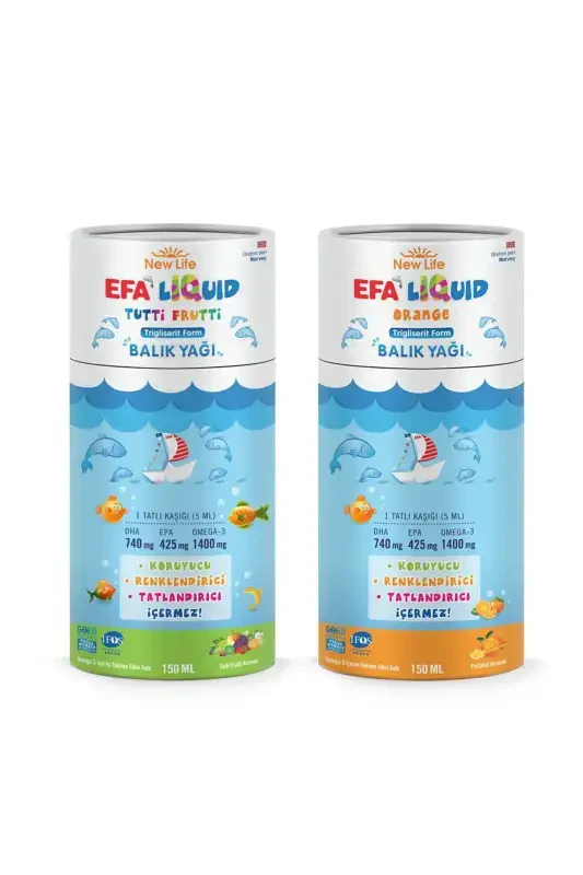 New Life Efa Liquid Orange 150 ml - 1
