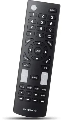New NS-RC4NA-18 Universal Replacement Remote Control Fit for Insignia TVs - 1