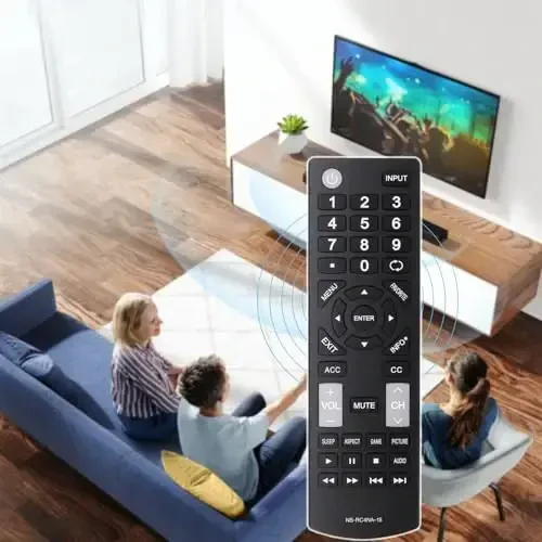 New NS-RC4NA-18 Universal Replacement Remote Control Fit for Insignia TVs - 6