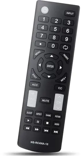 New NS-RC4NA-18 Universal Replacement Remote Control Fit for Insignia TVs - Anloti