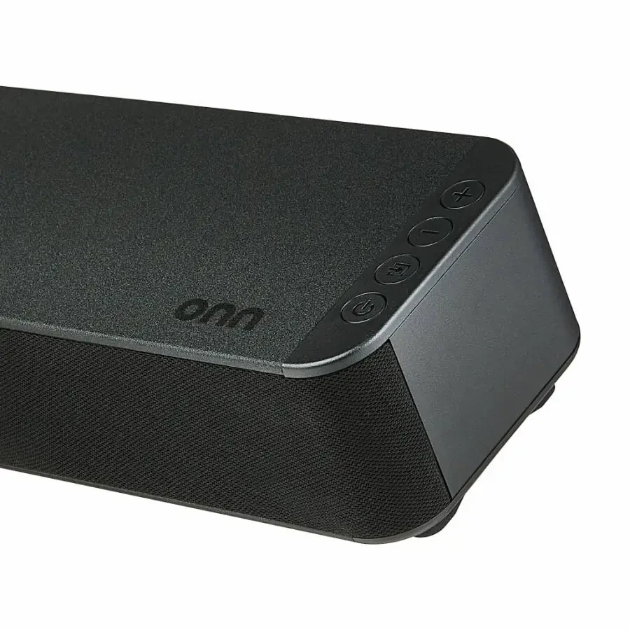 NEW - onn. 2.1 Soundbar System with Dolby Digital Plus, 2 Speakers and Built-in Subwoofer, 36