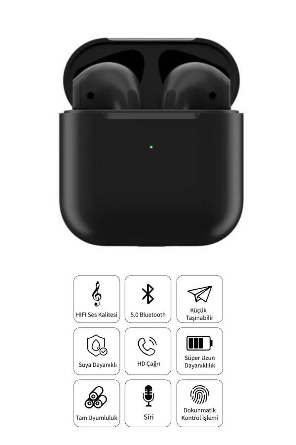 New Pro 5 Plus Bluetooth Headset Ios Android Compatible A+ Quality Hd Sound Performance - 3