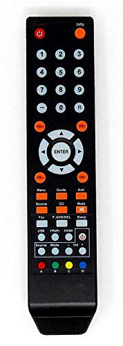 New Remote 8142026670003C Compatible with Sceptre TV E165BV(WV)-SS E168BV(WV)-SSE205BV-SMQCCE325BV-SR E328BV(WV)-SRX325BV-FSR X405BV-FSRX505BV-FSRU505CV-UMR U508CV-UMKRU550CV-UM08RU650CV-UMRU750CV-UMR - Smartby