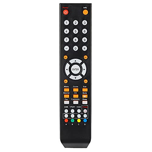 New Replaced Remote fit for Sceptre TV E195BD-SR U435CV-UMR E246BD-SMQK C550CV-UMR E168WV-SS X438BV-FSR X322BV-SRR C650CV-UMR C658CV-UMR E168WD-SS E16 Models - 1