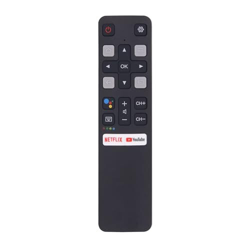 New Replacement Remote Control RC802V FNR1 Fit for TCL Android 4K Smart TV 50S434 55S434 75S434 40S330 70S430 32S334 55S435 50S435 43S434 32S6500A [NO Voice Function] - NJALNKHM