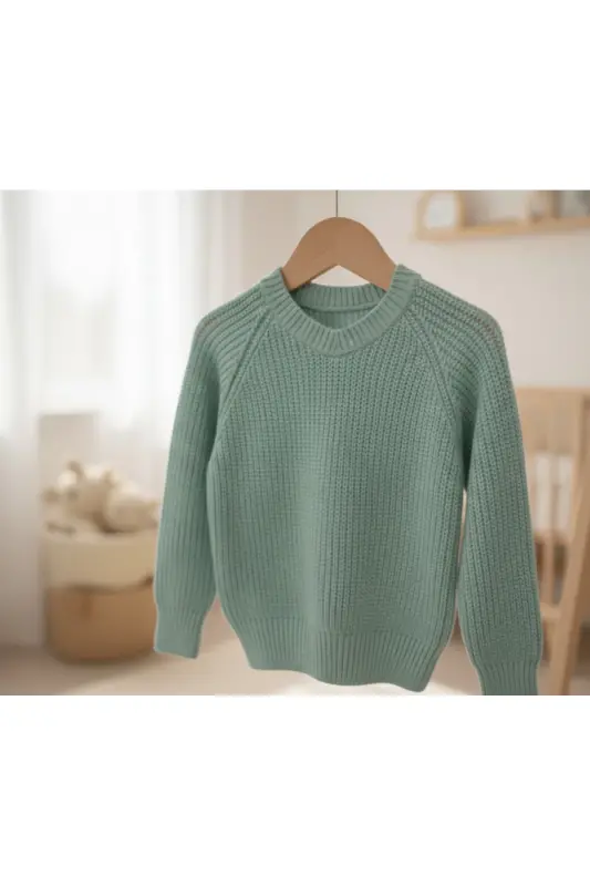 New Season Extra Flexible Bicycle Collar Unisex Baby & Kids Sweater 0-5 Years - 2