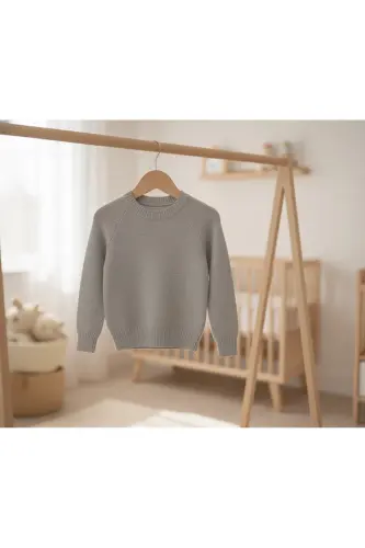 New Season Extra Flexible Crew Neck Unisex Baby & Kids Sweater (0-5 Years) - 4