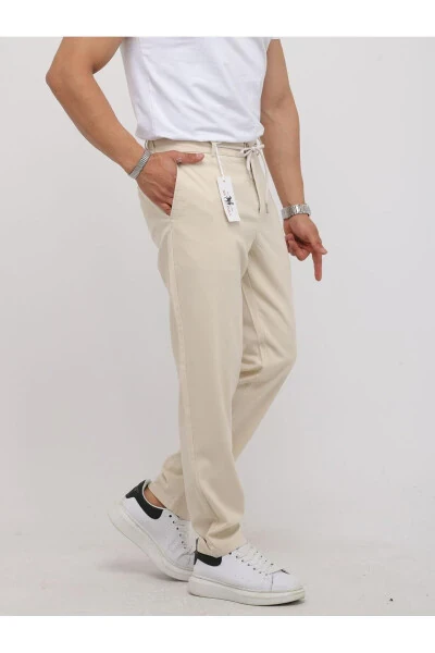 NEW SEASON HALF ELASTIC JOGGER PANTS - SON BAZAR (1)