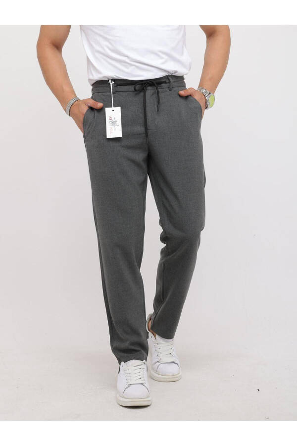 NEW SEASON HALF ELASTIC JOGGER PANTS - 1