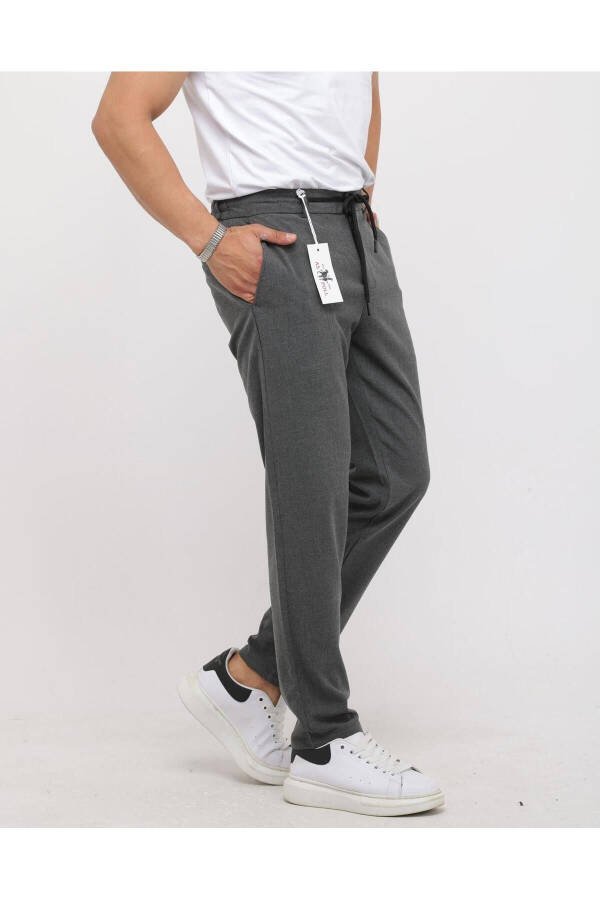 NEW SEASON HALF ELASTIC JOGGER PANTS - 2
