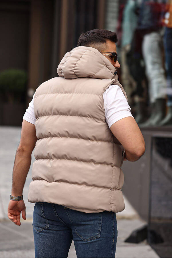 NEW SEASON HOODED WATERPROOF PUFFER VEST - 4