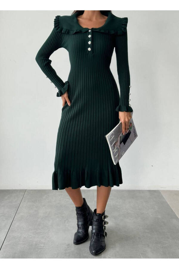 New season knitted dress - 5