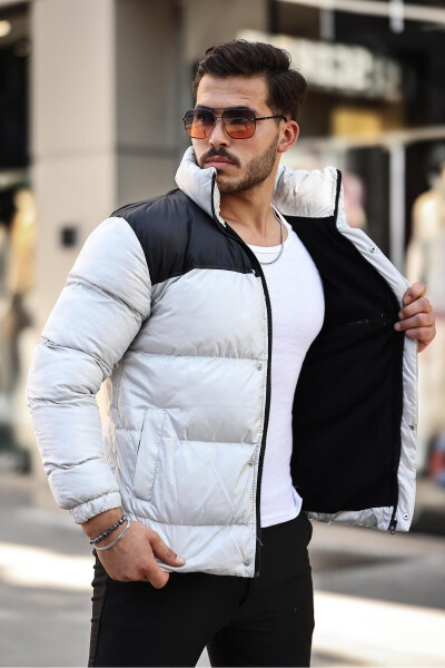 New Season Men's Fleece-Lined Puffer Jacket - 3