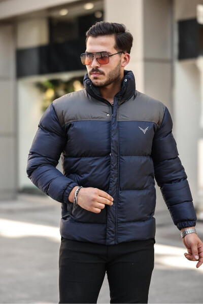 New Season Men's Fleece-Lined Puffer Jacket - 1